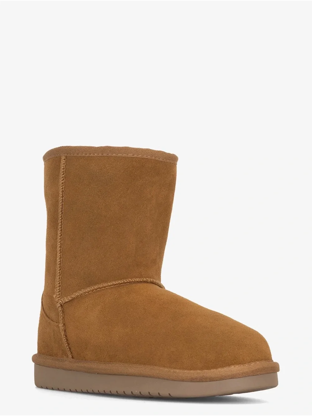 Koolaburra Short Suede Boots - Chestnut Brown